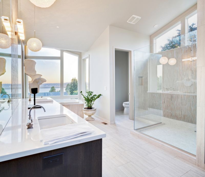 Open Concept Bathrooms